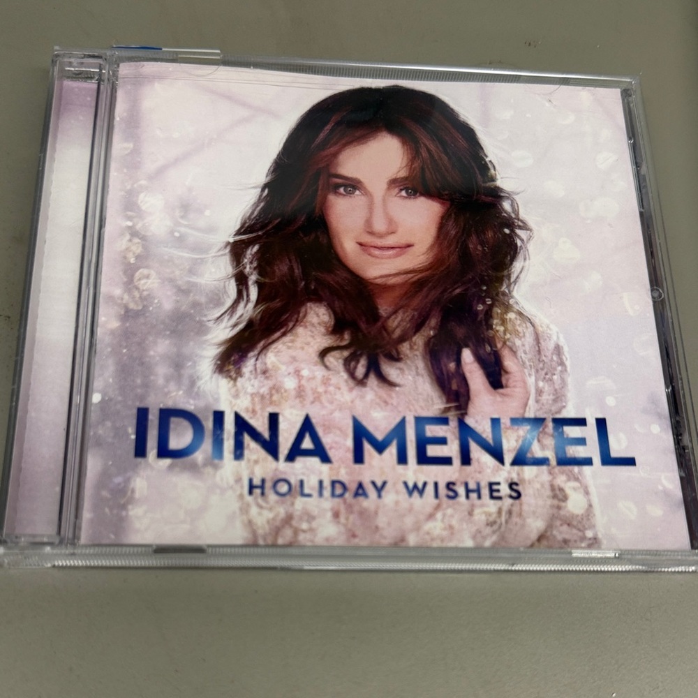 Indina Menzel Holiday Wishes CD - White Cover